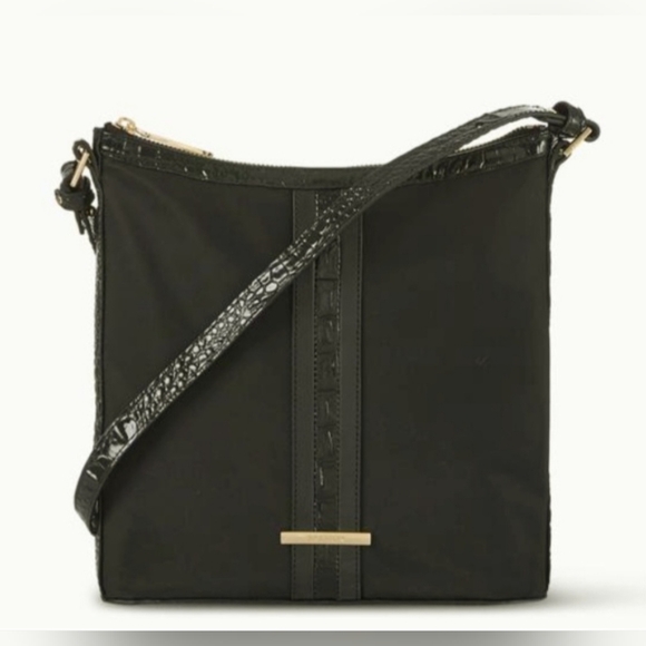 Rare Katie Black Stellvia | Brahmin Crossbodies Chevron - Picture 1 of 8